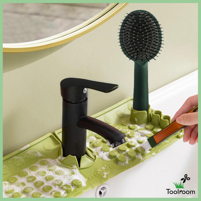 Thảm Silicone Gắn Vòi Nước Bồn Rửa Chén / Khay Đựng Xà Phòng / Sắp Xếp Gọn Gàng Cho Nhà Bếp / Quầy Bar