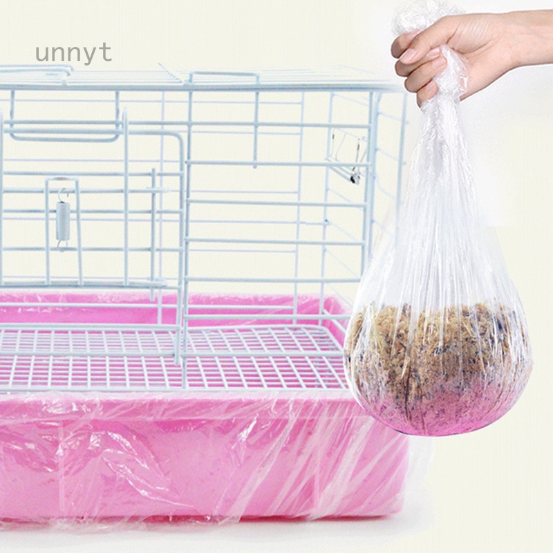 Bộ 10 Vỏ Bọc Gầm Bồn Cầu Bằng Nhựa Dùng Một Lần Cho Thú Cưng Thỏ / Mèo / Heo