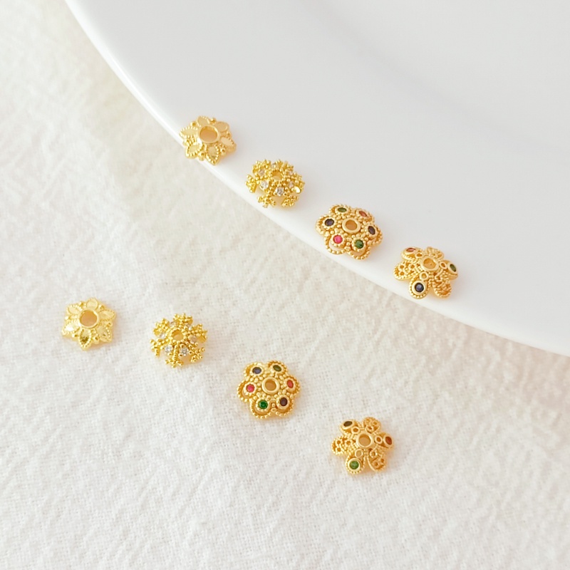 Giá Đỡ Hạt Đá Zircon 10 Màu Dùng Làm Trang Sức DIY