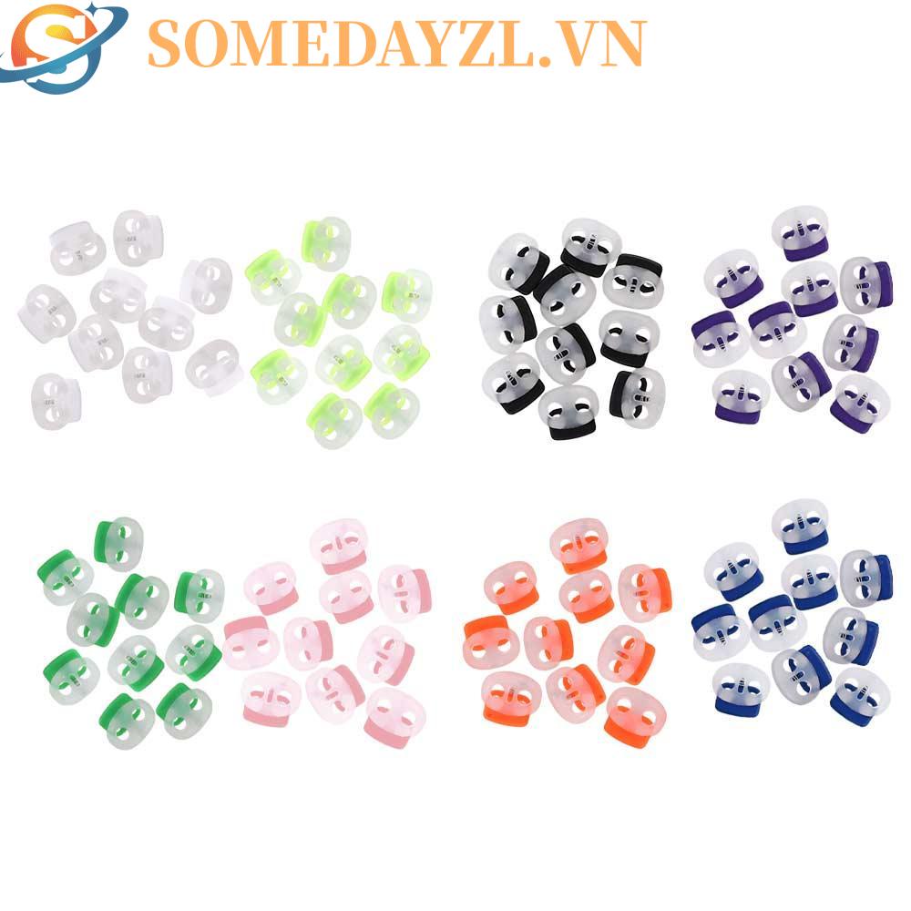 SOMEDAYZL Phụ Kiện Khóa Dây Giày 4mm Dạng Lò Xo Tiện Dụng