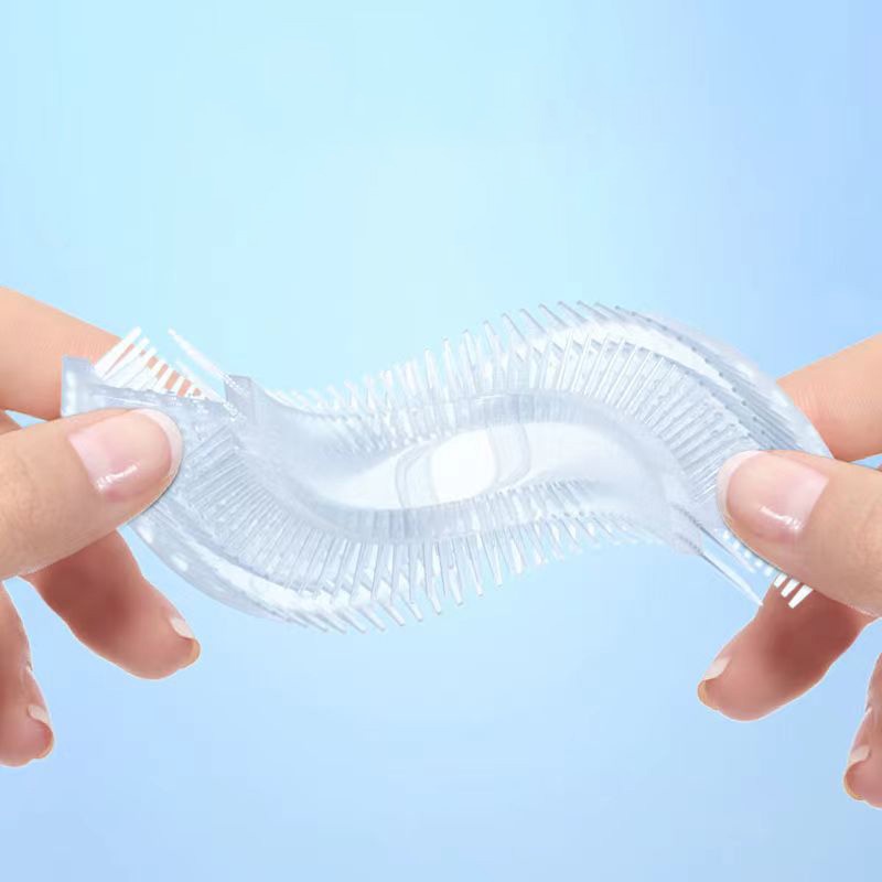 Bàn Chải Đánh Răng Silicone Hình Chữ U Cho Bé