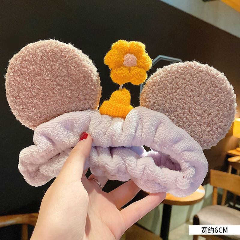 Băng Đô Cài Tóc Chống Trượt In Họa Tiết Hoạt Hình Phong Cách Hàn Quốc Dễ Thương Thời Trang Cho Học Sinh