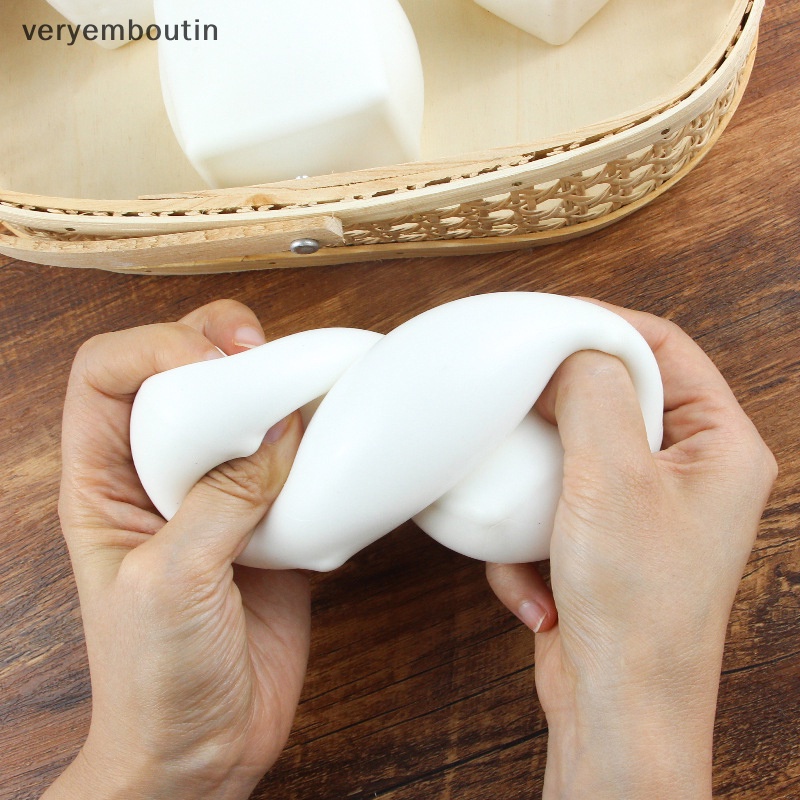 Bóng Xốp TPR Mềm Màu Trắng Giúp Giảm Căng Thẳng Dành Cho Người Lớn Và Trẻ Em