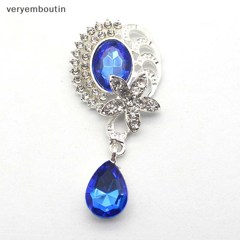 Ghim Cài Áo Hình Giọt Nước Bằng Hợp Kim 25 * 53MM