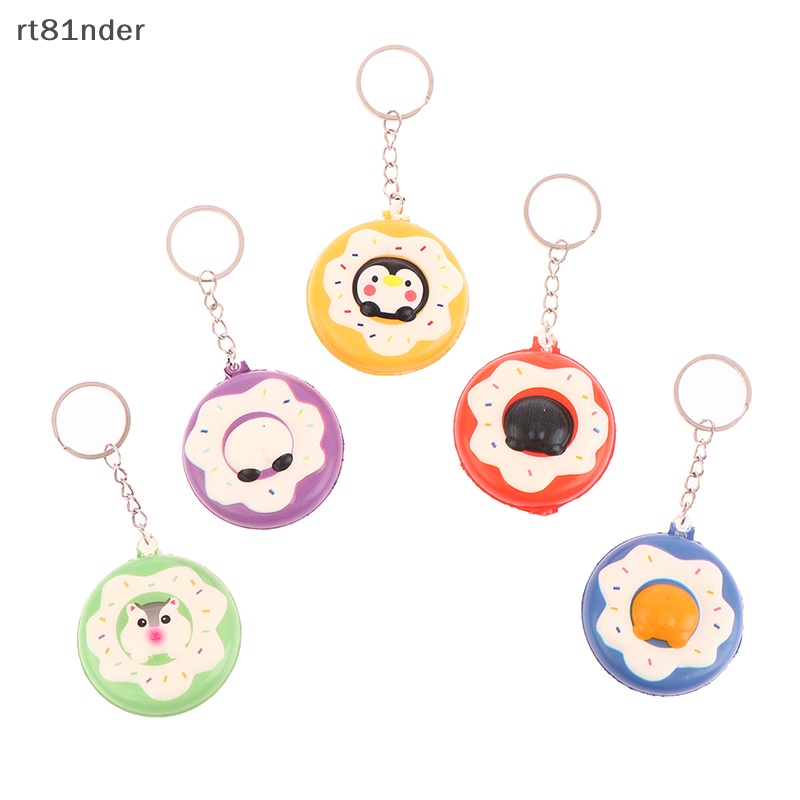 Rt 1 Đồ Chơi Squishy Hình Bánh Donut Có Móc Khóa Giúp Giảm Căng Thẳng