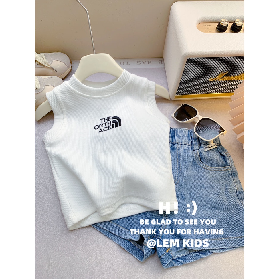 Áo Thun Ba Lỗ Phong Cách Hàn Quốc Cho Bé