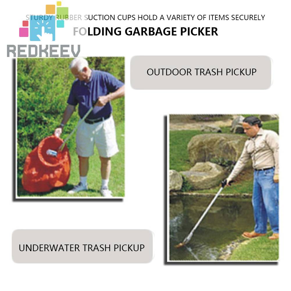 Kẹp Nhặt Rác Bằng Hợp Kim Nhôm Tiện Dụng Cho Gia Đình / Ngoài Trời / Làm Việc