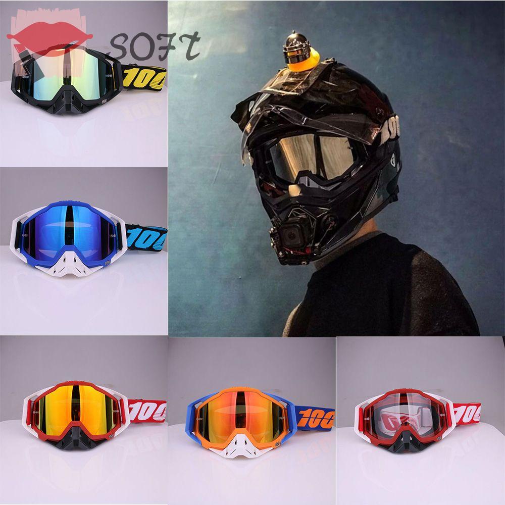 SOFTNESS Kính Gắn Mũ Bảo Hiểm Khi Lái Xe Mô Tô