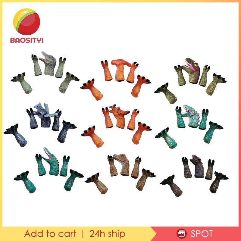 Bộ 5 Rối Bông Đeo Ngón Tay Hình Động Vật Hoạt Hình Dễ Thương