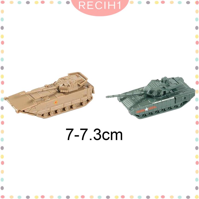 Bộ 2 Mô Hình Xe Tăng Tỉ Lệ 1 / 144 Tự Lắp Ráp Độc Đáo Cho Bé Trai