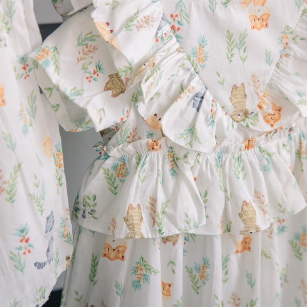 Váy babydoll phối màu lạ mắt 5179