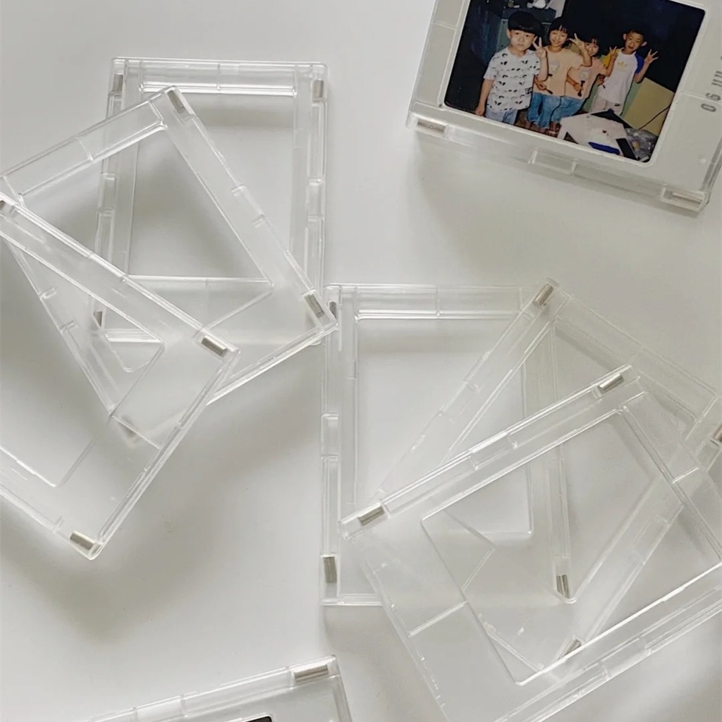 Khung Ảnh 3inch Nam Châm Để Bàn Trang Trí Tủ Lạnh DIY