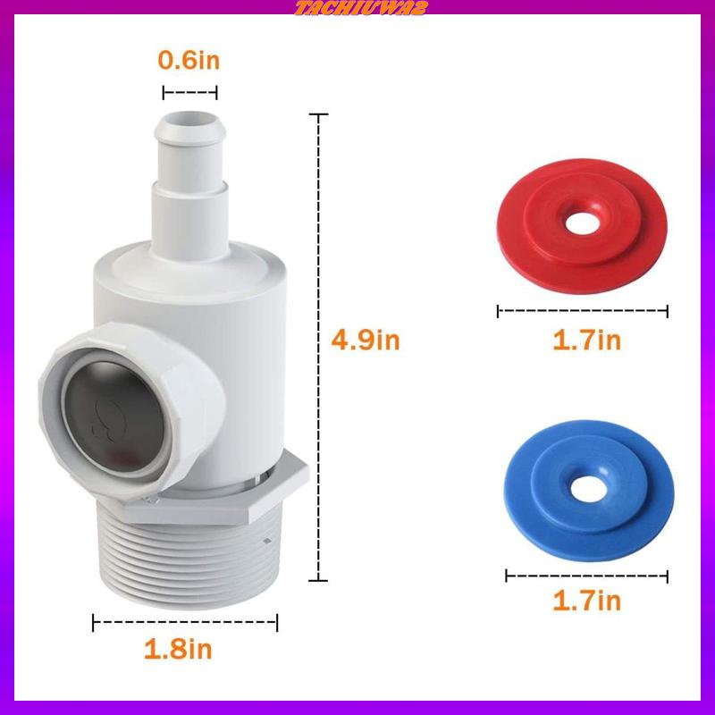 Đầu Nối Gắn Tường Dễ Lắp Đặt Tiện Dụng Cho Hồ Bơi