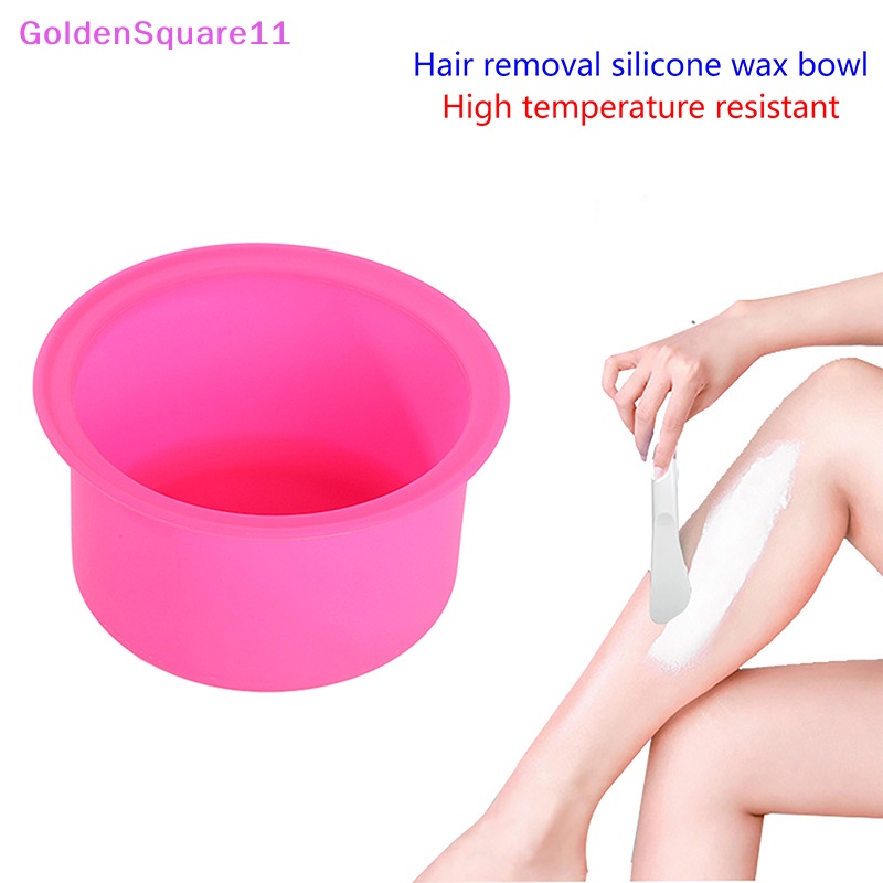 Nồi Nấu Sáp Bằng Silicon Màu Vàng Dễ Vệ Sinh Thay Thế Tiện Dụng Cho Salon / Gia Đình