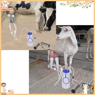 Mrbunny Bộ dụng cụ vắt sữa bò dê cừu 2L Máy điện cầm tay với 2 máy bơm