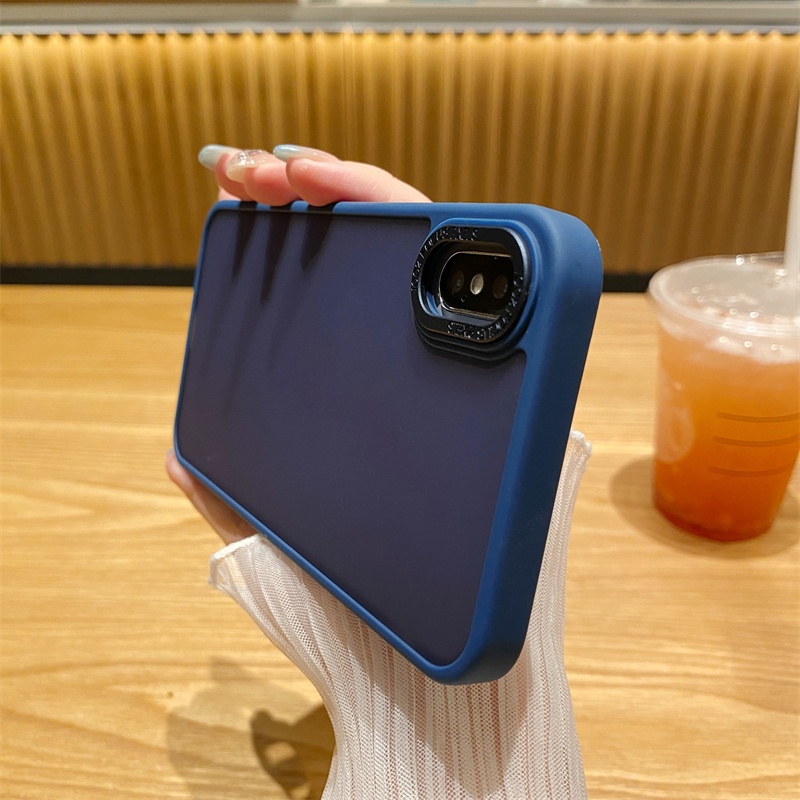 Ốp điện thoại silicone CứNg ChốNg DấU Vân Tay Cho iPhone X XR Xs Max premium