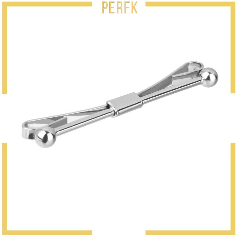 2 Kẹp Cà Vạt Hợp Kim Có Đinh Vít Màu Vàng Cho Nam