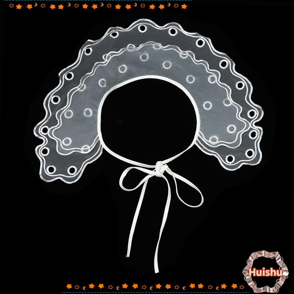 HS Cổ Áo Sơ Mi Giả Phối Ren Thời Trang Xinh Xắn