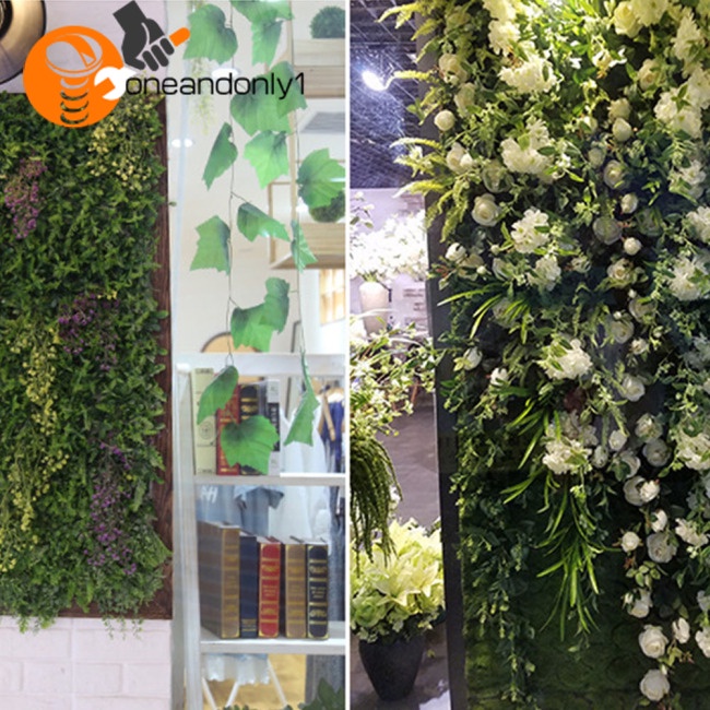 Cỏ Sod Màu Xanh Lá Cây Nhân Tạo Treo Tường Trang Trí Nhà Cửa / Tiệc Cưới