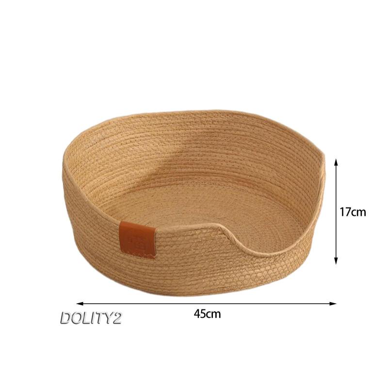 Giường Ngủ Bằng Dây Thừng Dệt Đa Năng Kích Thước 17.7x6.7inch Bảo Vệ Đồ Nội Thất Cho Chó Mèo