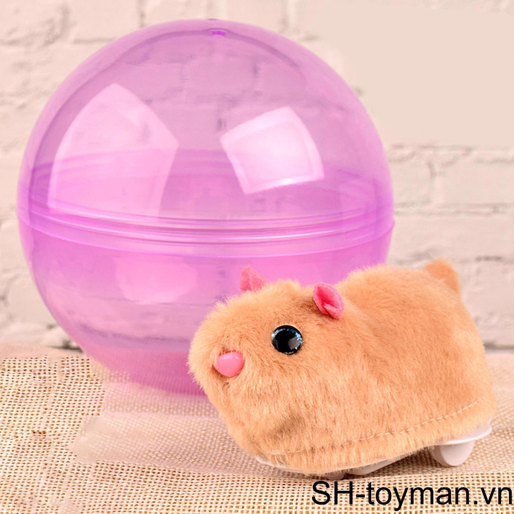 Đồ Chơi Chuột Hamster Nhồi Bông Màu Nâu Dễ Thương Cho Bé Trai