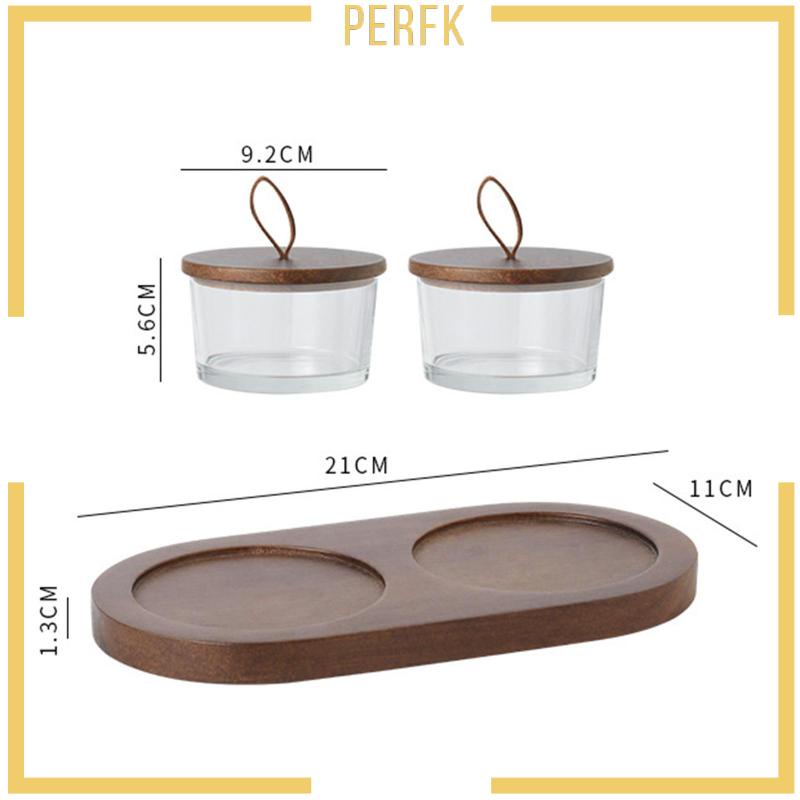 Khay Đựng Hũ Gia Vị Chia Ngăn Làm Quà Tặng Cho Tiệc Tùng