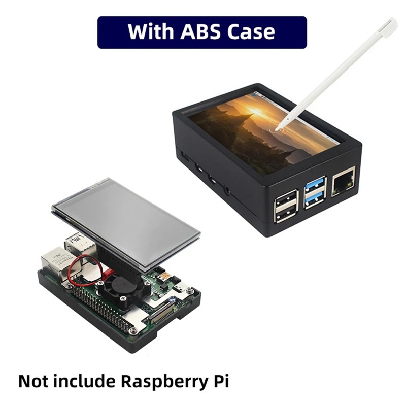 Màn Hình Cảm Ứng LCD TFT 3.5 Inch Độ Phân Giải 320X480 Cho Raspberry Pi 4Th Generation 4B / 4B +