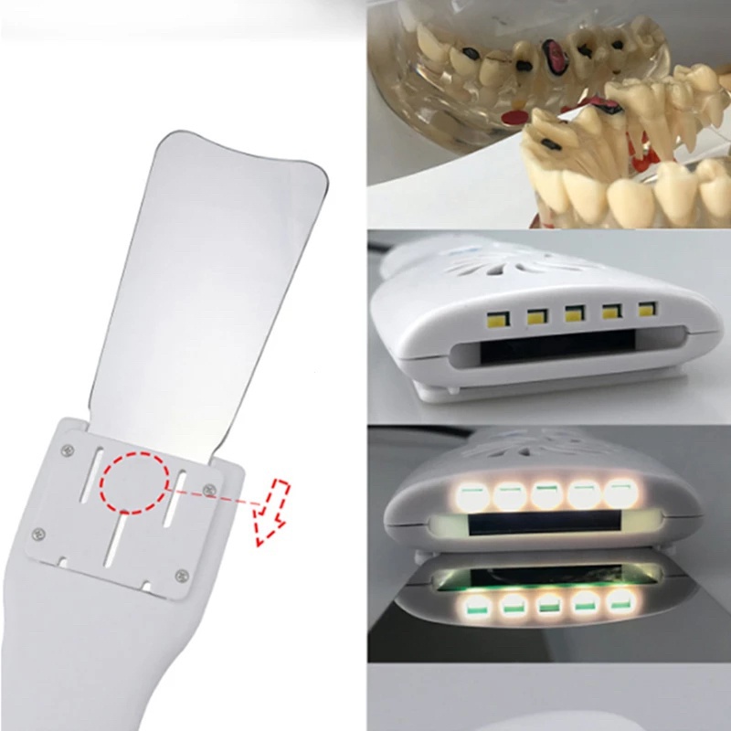 Gương Nha Khoa Chống Sương Mù Có Đèn led Phản Quang Tự Động Để Chụp Ảnh Răng Miệng