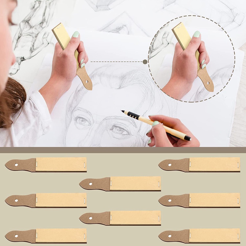 Giấy Nhám Mài Bút Chì Cho Họa Sĩ (20 Chiếc)