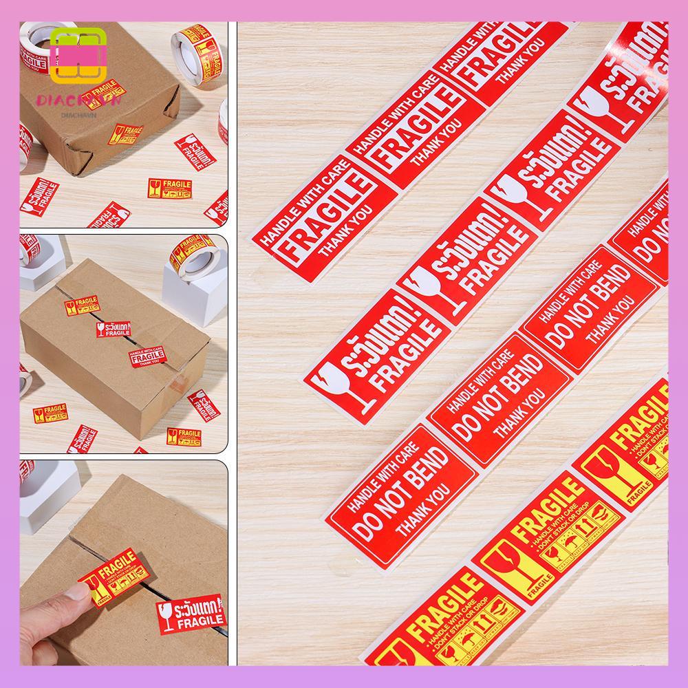 DIACHAVN Cuộn 250 Nhãn Dán Cảnh Báo An Toàn Tiện Dụng Cho Văn Phòng