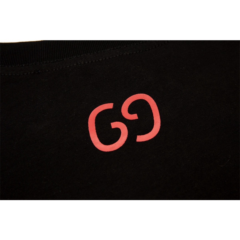 G33-áo Thun Tay Ngắn Cổ Tròn In Chữ Mê Cung Mới