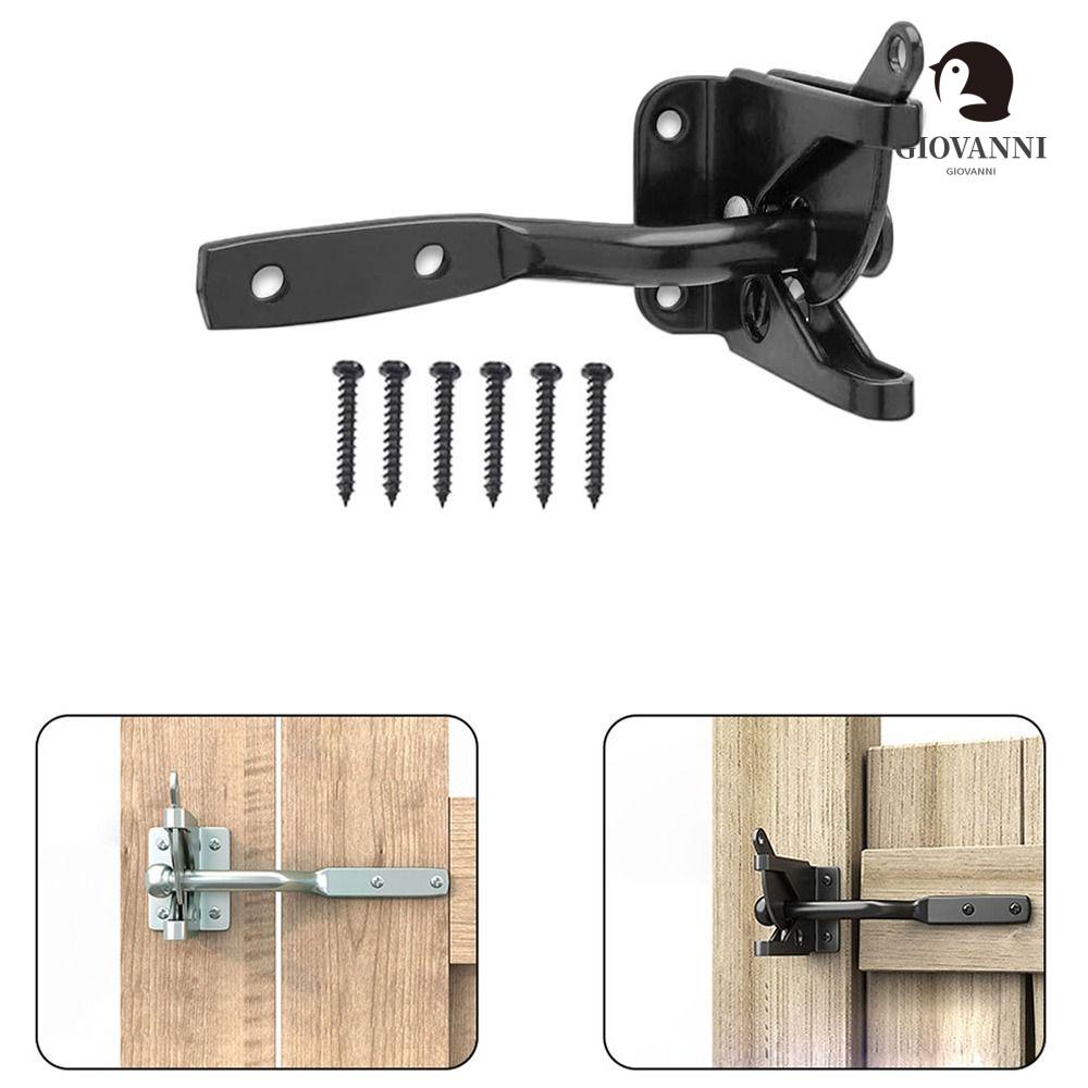 GIOVANNI Khóa Cửa Hàng Rào Tự Động Bằng Thép Carbon Dễ Lắp Đặt Tiện Dụng