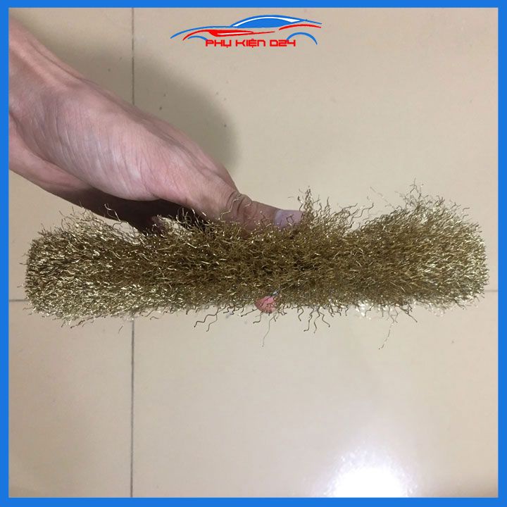 Chổi đánh gỉ sắt đánh gỉ siêu dày 3cm đường kính 20cm/25cm lỗ cốt 25mm/35mm
