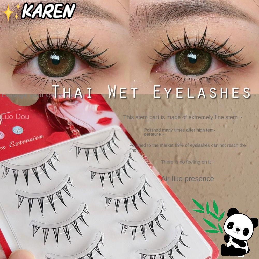 Lông Mi Giả Dài Mềm Mại Tự Nhiên Không Cần Dùng Keo Dán Mi Thủ Công