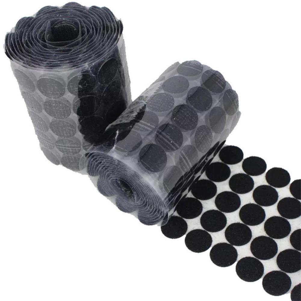 KRNY Bộ 200 Cặp Băng Dính Tự Dính 20mm Họa Tiết Chấm Bi Trang Trí Đồ Thủ Công