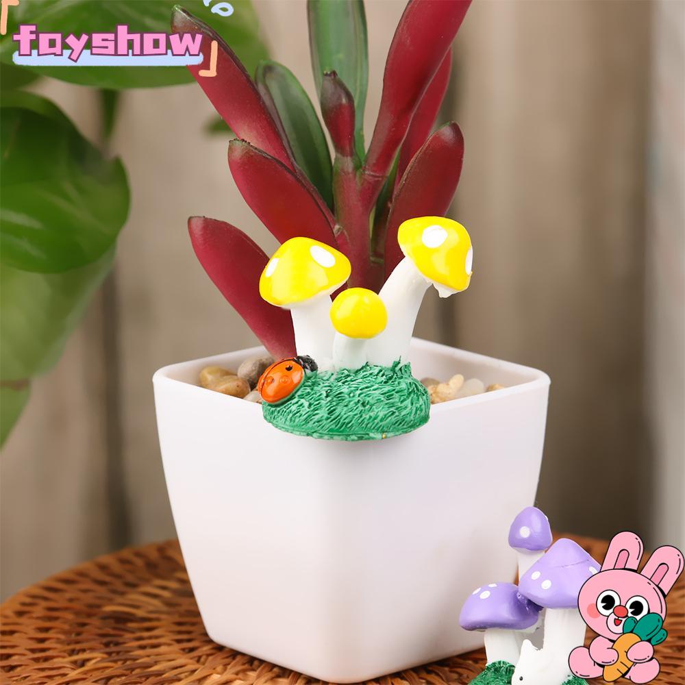 FAY 1 Đồ trang trí Cây Nấm Giả Trang Trí Sân Vườn