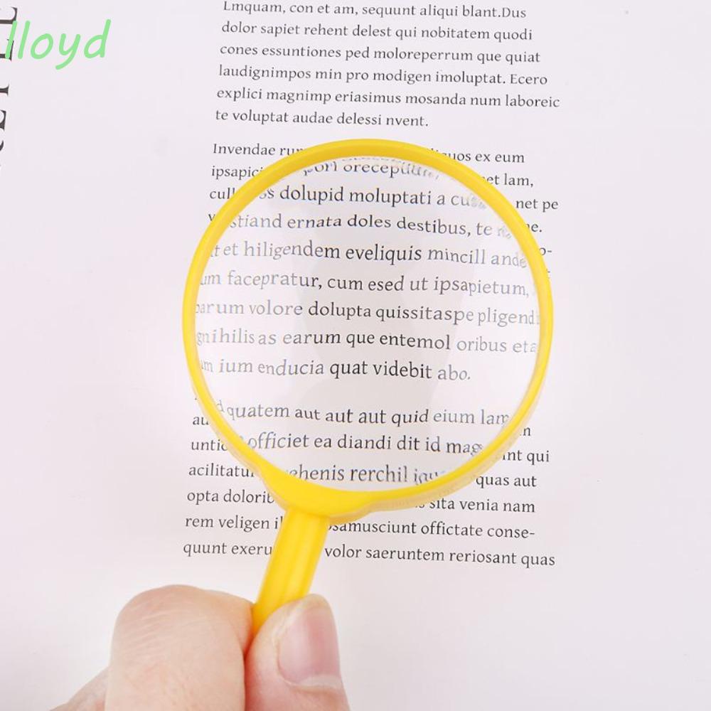 LLOYD Kính Lúp Cầm Tay Phóng Đại 3x Dùng Để Đọc Sách Hóa Học Dành Cho Các Bé
