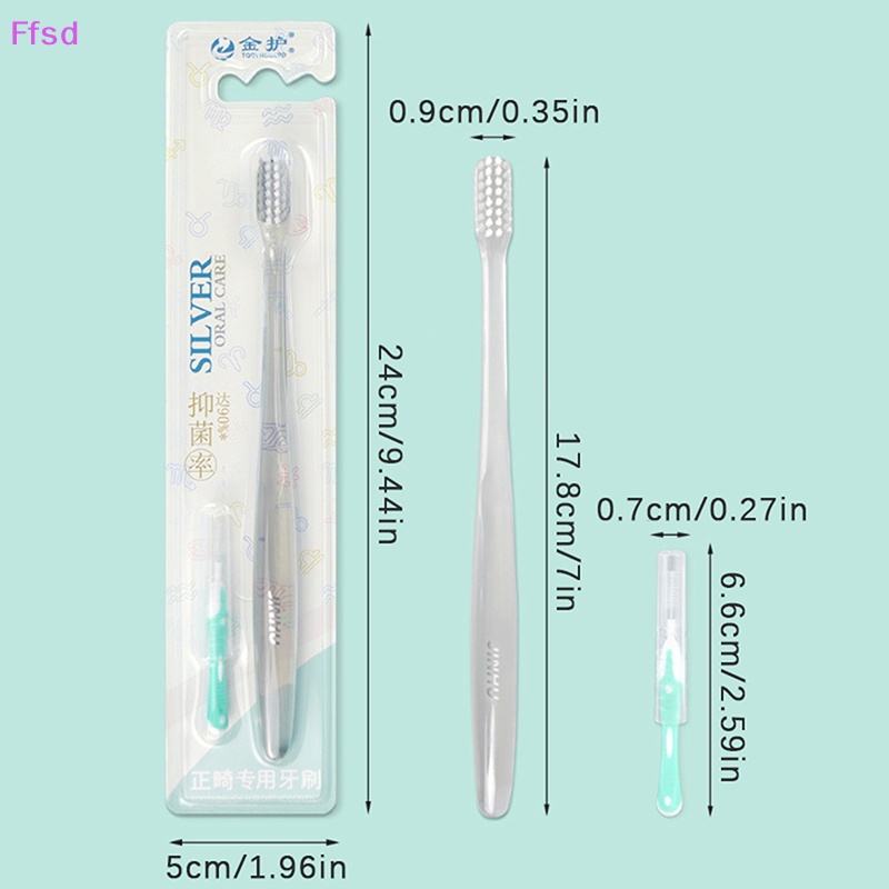 {Ffsd} Bàn Chải Đánh Răng Chỉnh Nha Chăm Sóc Răng Miệng * Bán Chạy