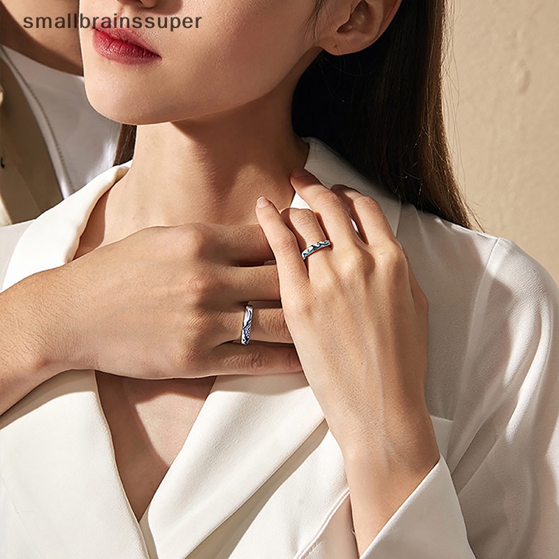 Nhẫn Cặp Đôi Hình Ngọn Núi / Biển Lãng Mạn SBS