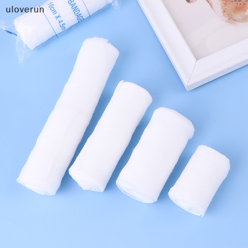Set 4 Cuộn Băng Sơ Cứu Khẩn Cấp Chất Liệu Cotton Co Giãn Tốt