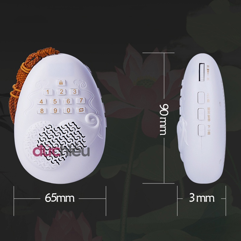 Máy nghe nhạc mp3 , nghe pháp, máy niệm Nam Mô A Di Đà Phật và A Di Đà Phật 29 bài