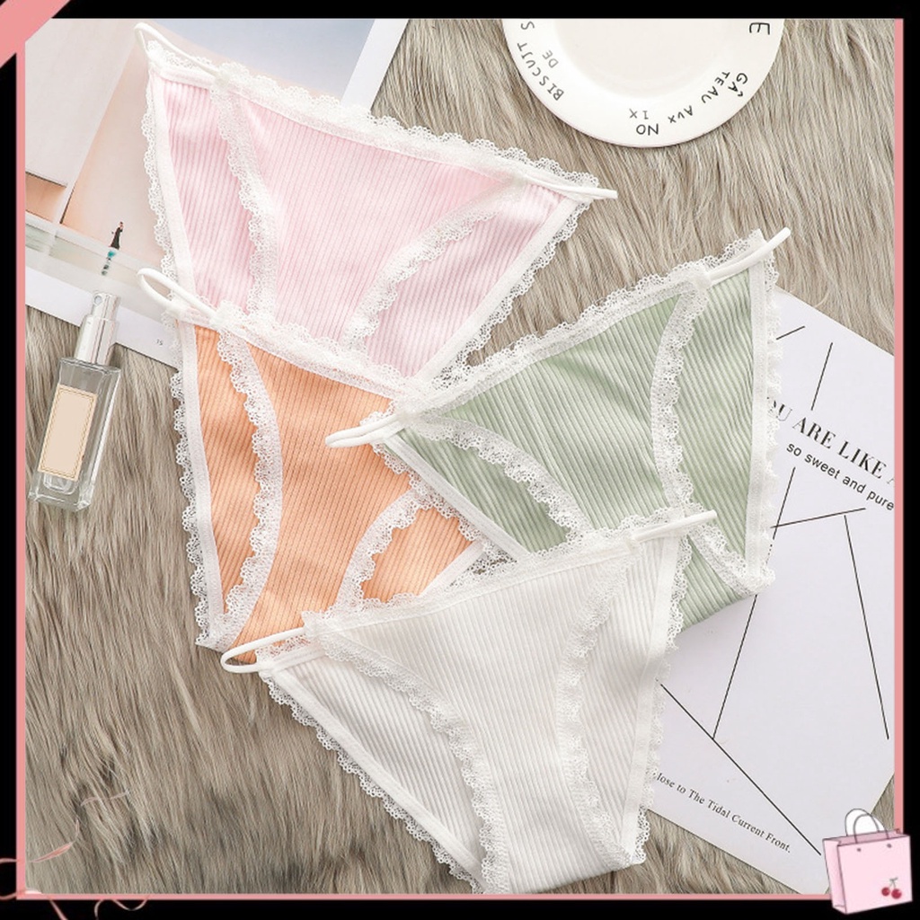 Quần Lót Ren Lọt Khe Siêu Mỏng Nhanh Khô Không Đường May Dành Cho Nữ Mặc Khi Ngủ