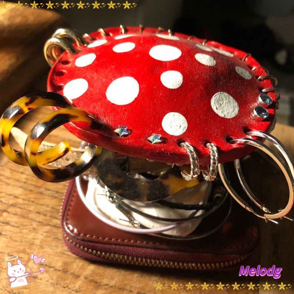 MELODG Giá Đỡ Trưng Bày Bông Tai Hình Nấm Chất Lượng Cao