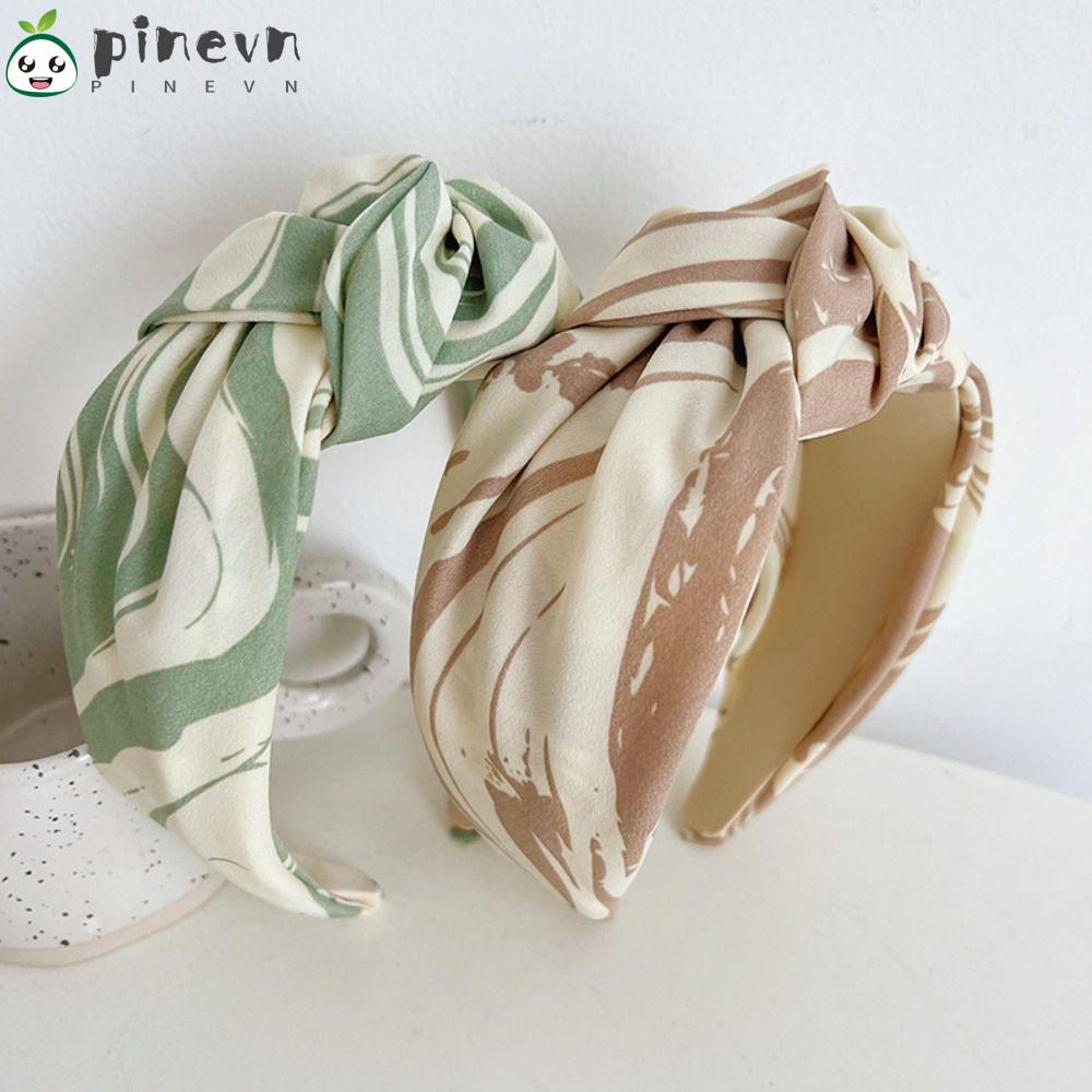 PINEVN Băng Đô Cài Tóc Bản Rộng Thời Trang Cho Nữ