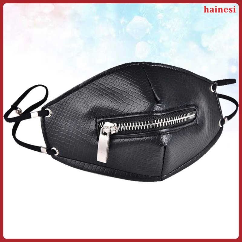 Khẩu Trang Da Màu Đen Sử Dụng Một Lần Tiện Lợi Cho Nam Nữ