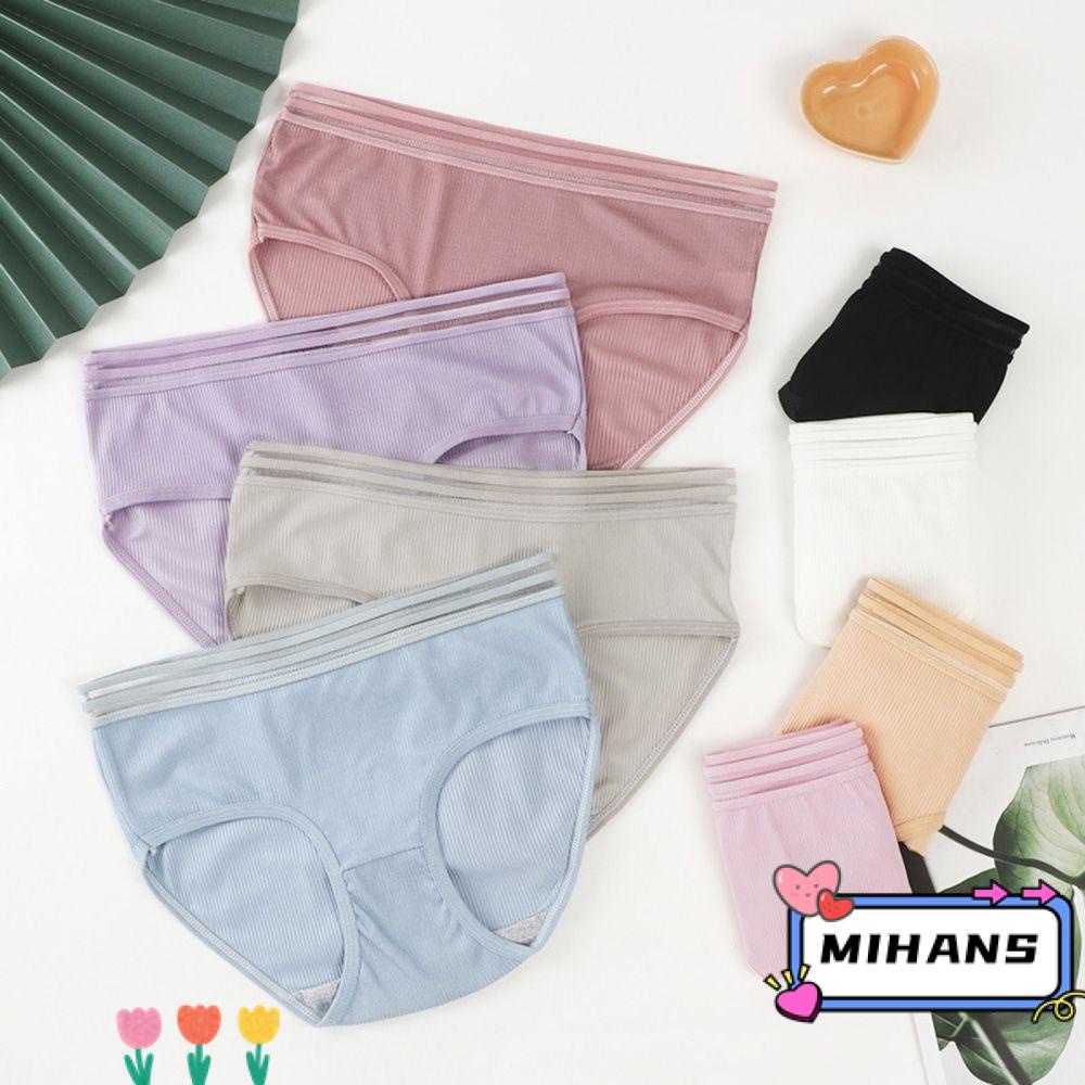 MIH Quần Lót Cotton Lưng Vừa Thiết Kế Quyến Rũ Cho Nữ