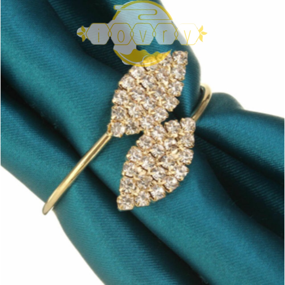 IVORY Bộ 6 Khăn Ăn Hình Tròn Dùng Trang Trí Bàn Ăn Khách Sạn / Tiệc Cưới