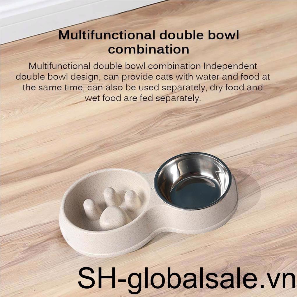 Bát Đựng Thức Ăn Cho Thú Cưng Bằng Thép Không Gỉ