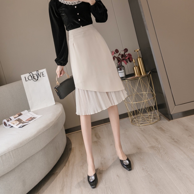 Chân Váy Đen Dáng Chữ A Lưng Cao Thiết Kế Độc Đáo Thời Trang Cho Nữ