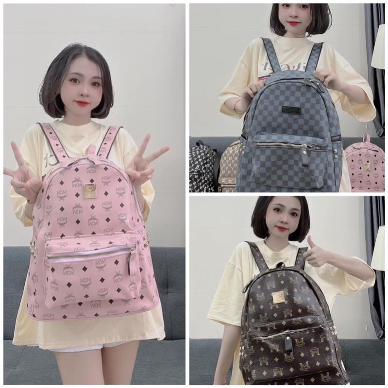 Balo Đi Học Form To Hoạ Tiết Dễ Thương Nhiều Ngăn Chất Da Xịn Sò🥰 Các Mẫu Balo Hot Hot Nhất Mới